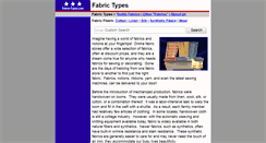 Desktop Screenshot of fabric-types.com